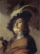 REMBRANDT Harmenszoon van Rijn, A Warrior